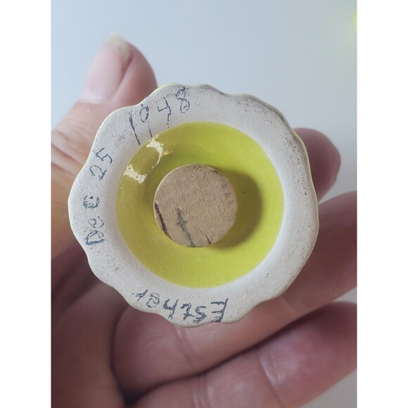 Antique Mini Vintage Dutch Boy And Dutch Girl Salt And Pepper Shaker Set 1948 - Picture 5 of 5